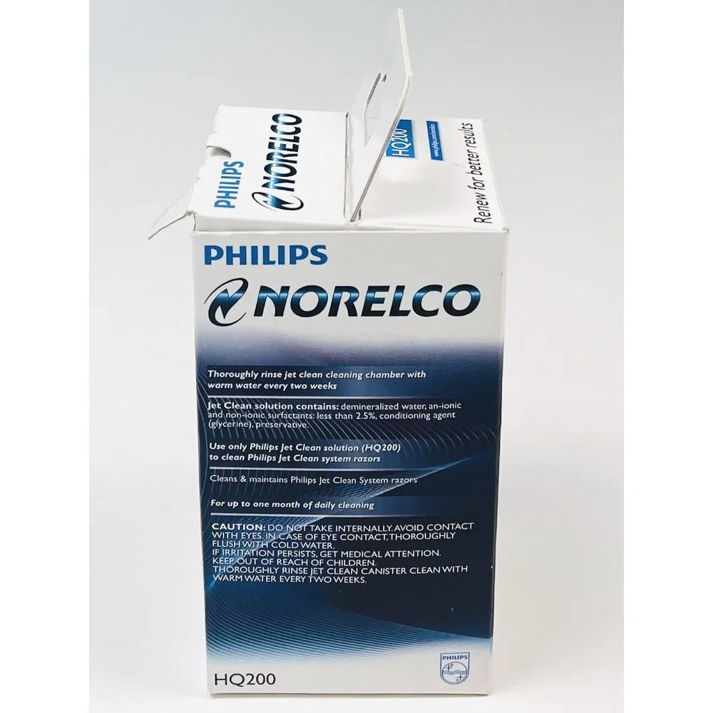 PHILIPS Norelco HQ200 Jet Clean Solution 10oz Razor Cleaner & Lubricant NOB NEW